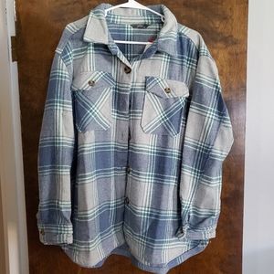 Womens Plaid Shacket